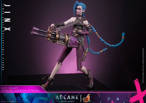 Arcane: Jinx, 1/6 Figur von Hot Toys