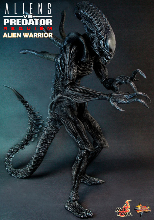 Aliens vs. Predator - Requiem: Alien Warrior mit Face Hugger, 1/6 Figur von Hot Toys
