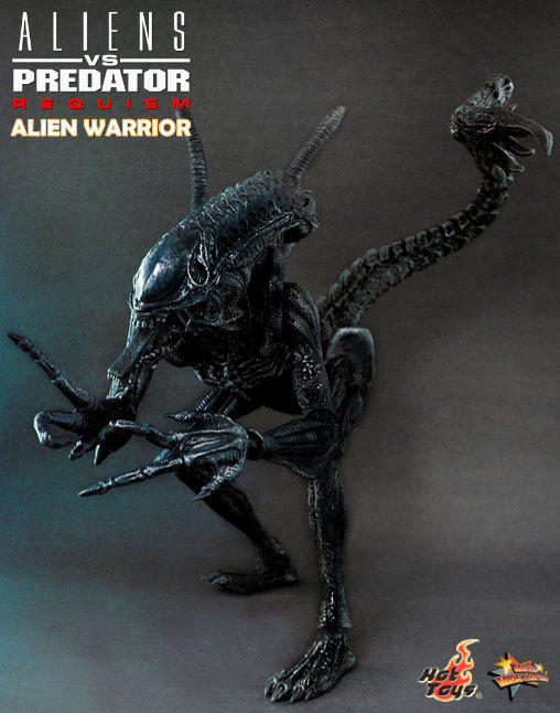Aliens vs. Predator - Requiem: Alien Warrior mit Face Hugger, 1/6 Figur von Hot Toys