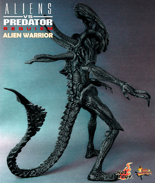 Aliens vs. Predator - Requiem: Alien Warrior mit Face Hugger, 1/6 Figur von Hot Toys