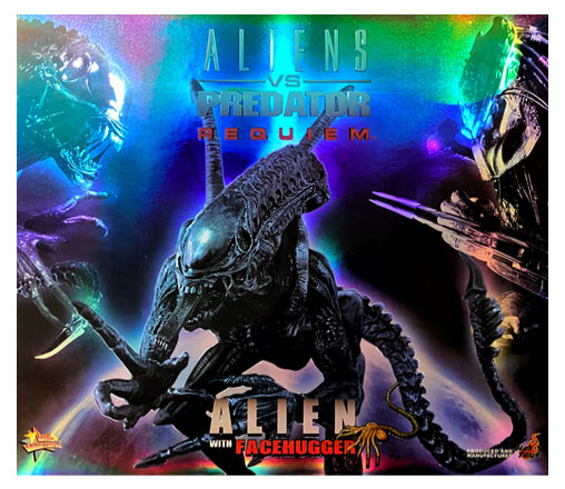 Aliens vs. Predator - Requiem: Alien Warrior mit Face Hugger, 1/6 Figur von Hot Toys