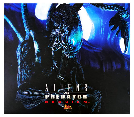 Aliens vs. Predator - Requiem: Alien Warrior mit Face Hugger, 1/6 Figur von Hot Toys