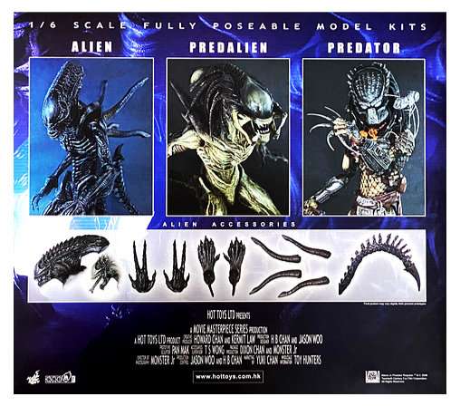 Aliens vs. Predator - Requiem: Alien Warrior mit Face Hugger, 1/6 Figur von Hot Toys