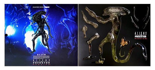 Aliens vs. Predator - Requiem: Alien Warrior mit Face Hugger, 1/6 Figur von Hot Toys