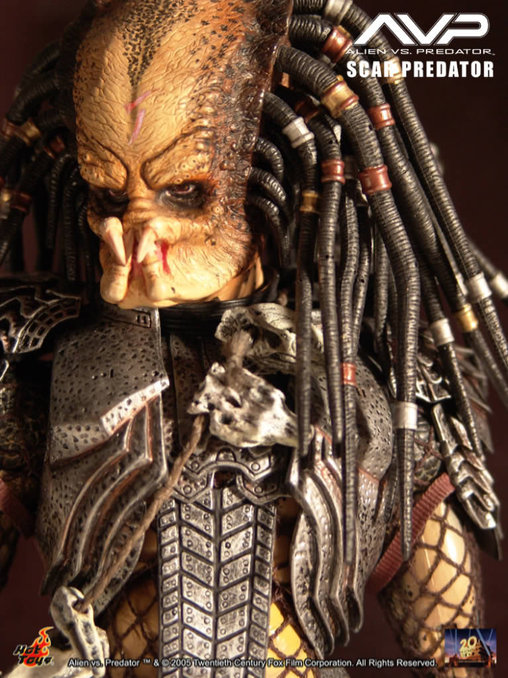 Alien vs. Predator: Scar Predator, 1/6 Figur von Hot Toys