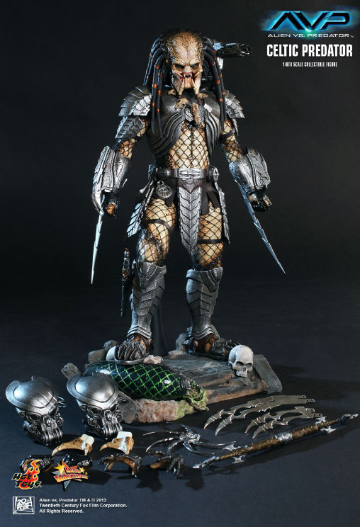 Alien vs. Predator: Celtic Predator, 1/6 Figur von Hot Toys