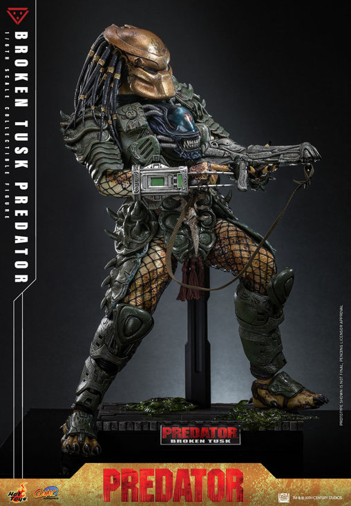 Alien vs. Predator: Broken Tusk Predator, 1/6 Figur von Hot Toys