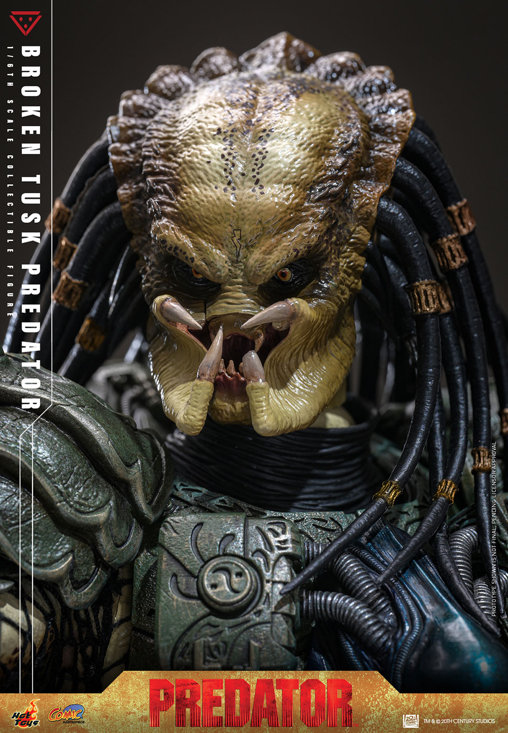 Alien vs. Predator: Broken Tusk Predator, 1/6 Figur von Hot Toys