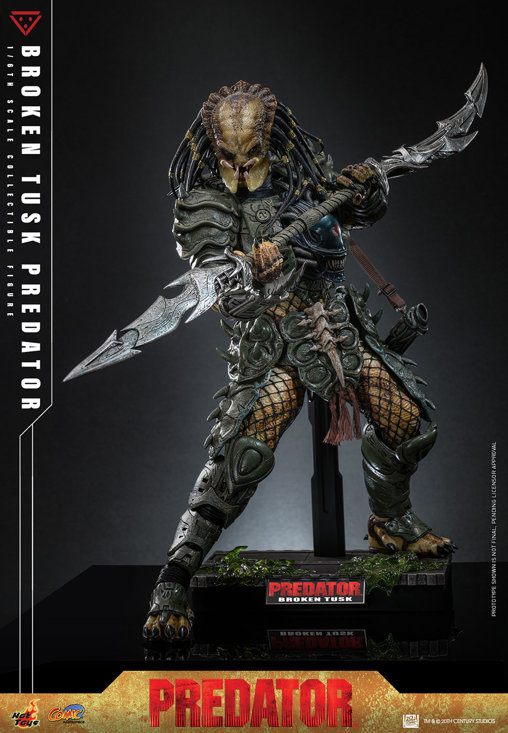 Alien vs. Predator: Broken Tusk Predator, 1/6 Figur von Hot Toys