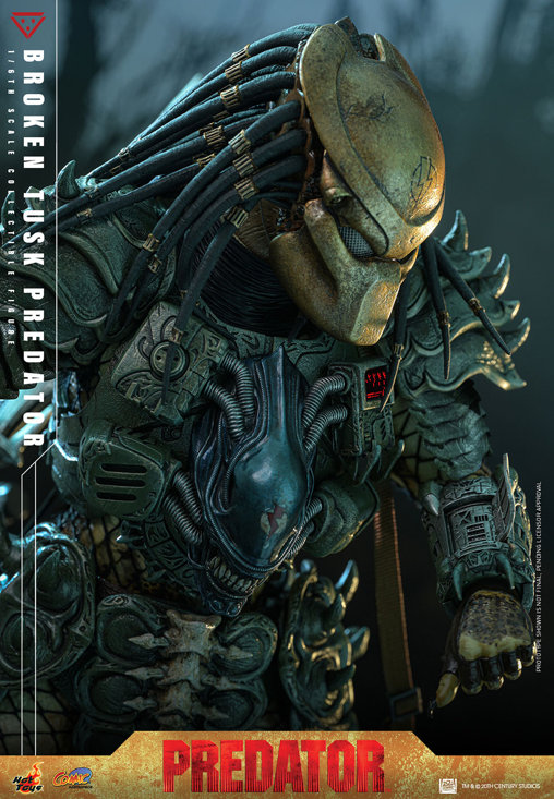 Alien vs. Predator: Broken Tusk Predator, 1/6 Figur von Hot Toys