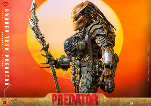 Alien vs. Predator: Broken Tusk Predator, 1/6 Figur von Hot Toys