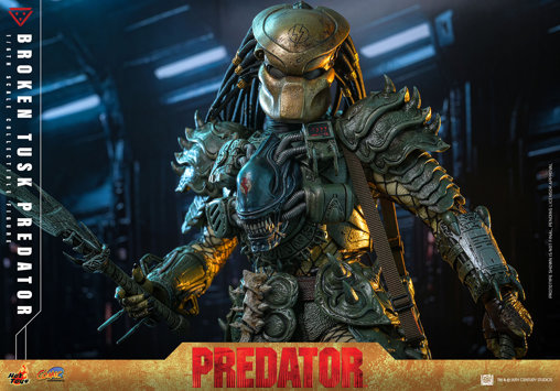 Alien vs. Predator: Broken Tusk Predator, 1/6 Figur von Hot Toys