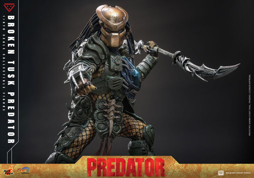 Alien vs. Predator: Broken Tusk Predator, 1/6 Figur von Hot Toys