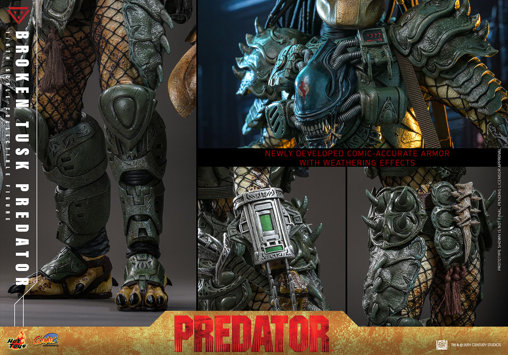 Alien vs. Predator: Broken Tusk Predator, 1/6 Figur von Hot Toys