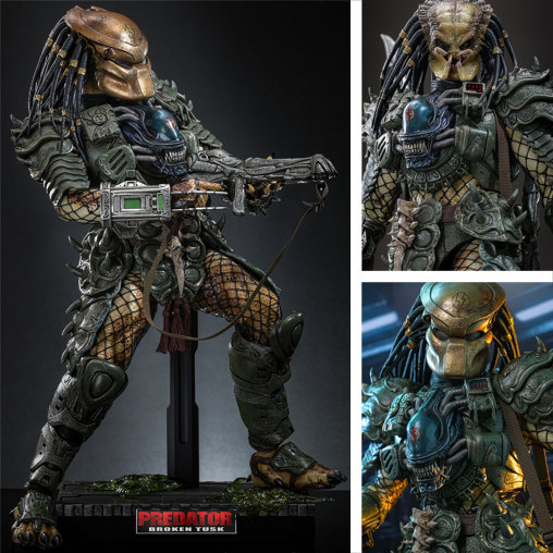 Alien vs. Predator: Broken Tusk Predator, Typ: 1/6 Figur