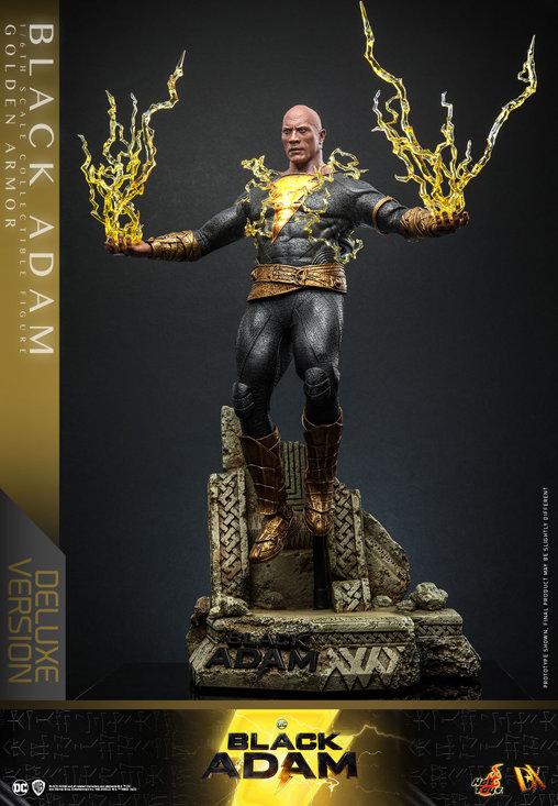 Black Adam: Black Adam - Golden Armor - Deluxe, 1/6 Figur von Hot Toys