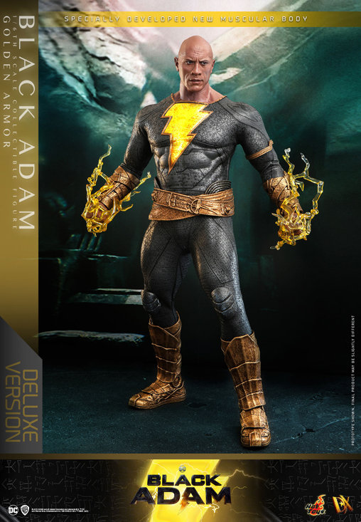 Black Adam: Black Adam - Golden Armor - Deluxe, 1/6 Figur von Hot Toys