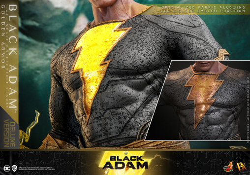 Black Adam: Black Adam - Golden Armor - Deluxe, 1/6 Figur von Hot Toys