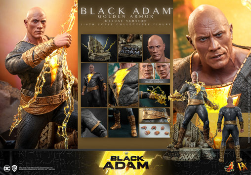 Black Adam: Black Adam - Golden Armor - Deluxe, 1/6 Figur von Hot Toys
