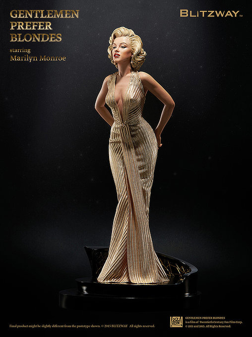Blondinen bevorzugt: Marilyn Monroe, Statue von Blitzway