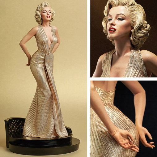 Blondinen bevorzugt: Marilyn Monroe, Statue