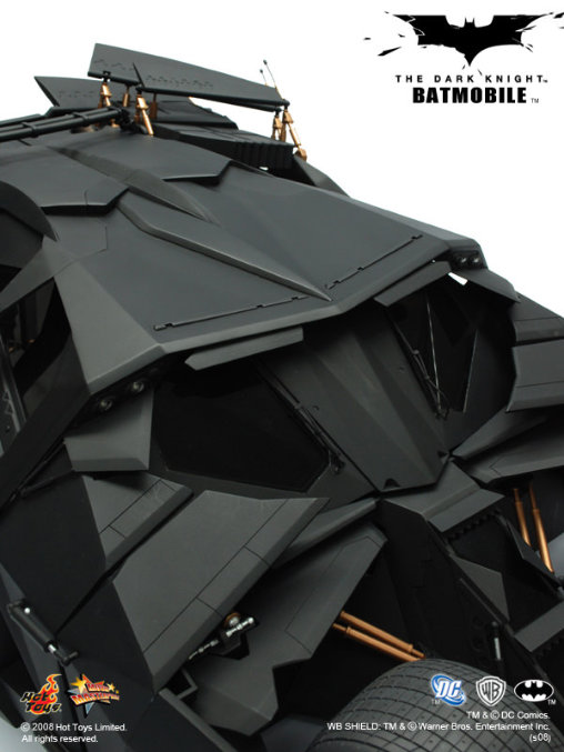 Batman - The Dark Knight: Batmobile - Black Tumbler, Fertig-Modell von Hot Toys