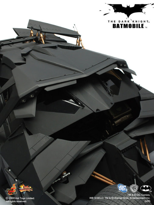 Batman - The Dark Knight: Batmobile - Black Tumbler, Fertig-Modell von Hot Toys