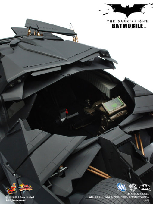 Batman - The Dark Knight: Batmobile - Black Tumbler, Fertig-Modell von Hot Toys