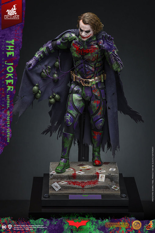 Batman - The Dark Knight: The Joker - Batman Imposter Version - Artisan Edition, 1/6 Figur von Hot Toys