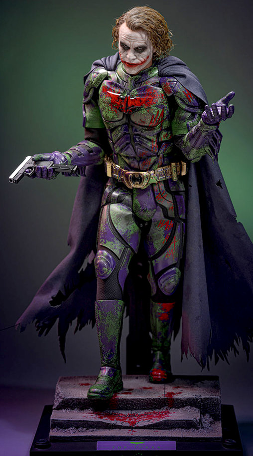 Batman - The Dark Knight: The Joker - Batman Imposter Version - Artisan Edition, 1/6 Figur von Hot Toys