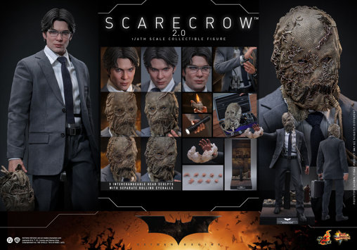 Batman - The Dark Knight Trilogy: Scarecrow - 2.0, 1/6 Figur von Hot Toys