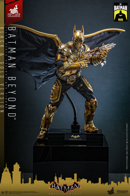 Batman - Arkham Knight: Batman Beyond - Black and Gold Version, 1/6 Figur von Hot Toys