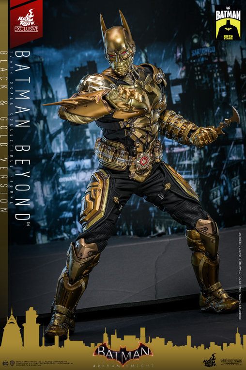 Batman - Arkham Knight: Batman Beyond - Black and Gold Version, 1/6 Figur von Hot Toys