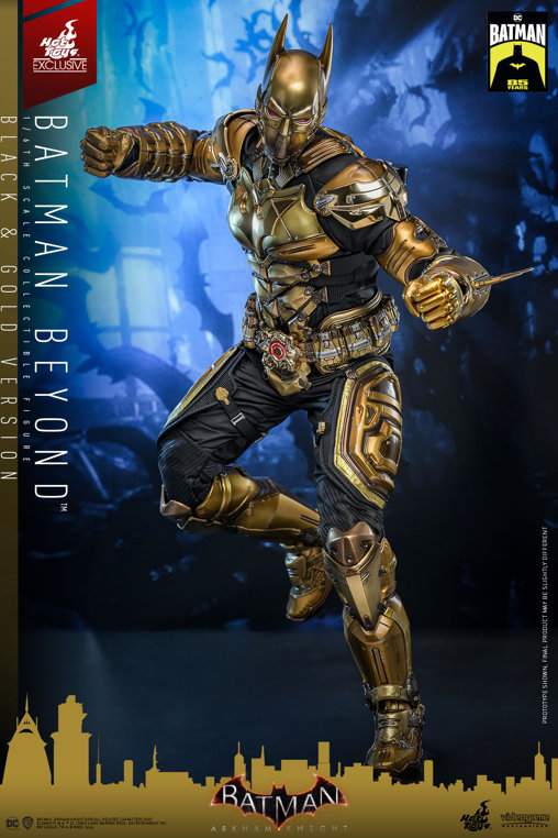 Batman - Arkham Knight: Batman Beyond - Black and Gold Version, 1/6 Figur von Hot Toys