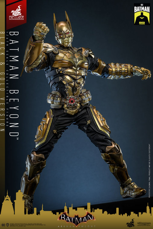 Batman - Arkham Knight: Batman Beyond - Black and Gold Version, 1/6 Figur von Hot Toys