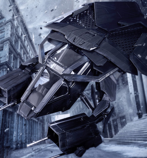 Batman - The Dark Knight Rises: The Bat - Deluxe Edition, Fertig-Modell von Hot Toys