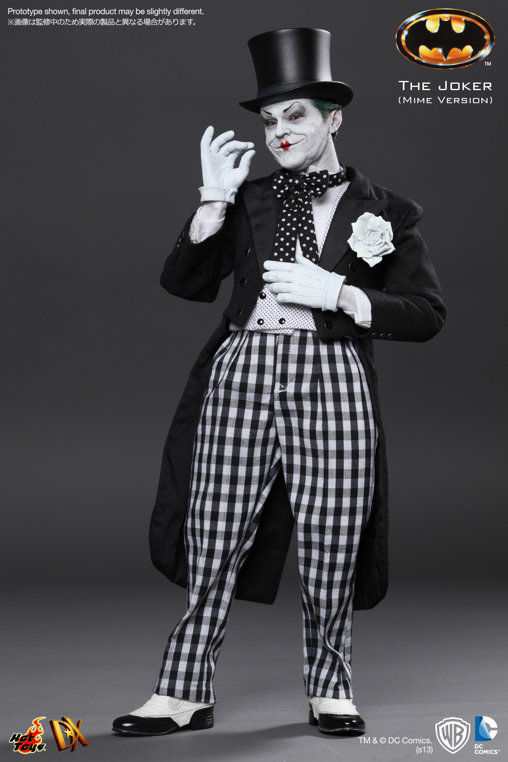 Tim Burtons Batman: The Joker - Mime Version, 1/6 Figur von Hot Toys