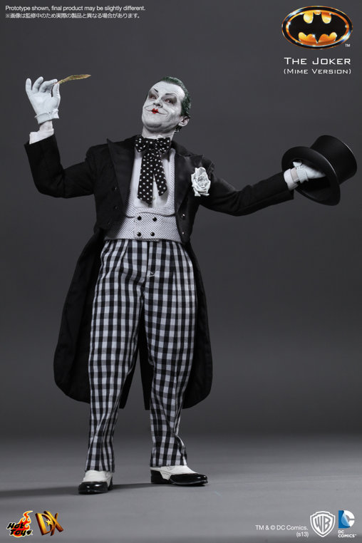 Tim Burtons Batman: The Joker - Mime Version, 1/6 Figur von Hot Toys
