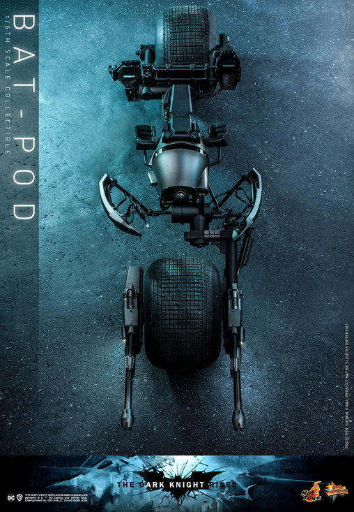 Batman - The Dark Knight Rises: Bat-Pod, Fertig-Modell von Hot Toys