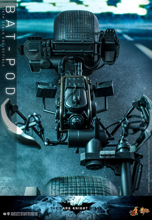 Batman - The Dark Knight Rises: Bat-Pod, Fertig-Modell von Hot Toys