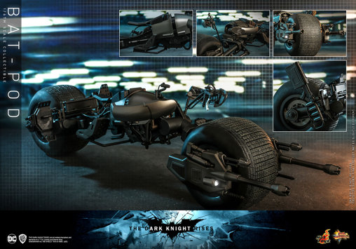 Batman - The Dark Knight Rises: Bat-Pod, Fertig-Modell von Hot Toys