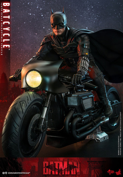 The Batman: Batcycle, Fertig-Modell von Hot Toys