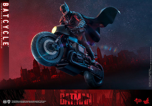The Batman: Batcycle, Fertig-Modell von Hot Toys