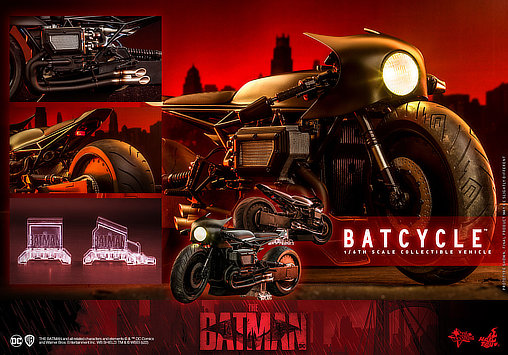 The Batman: Batcycle, Fertig-Modell von Hot Toys