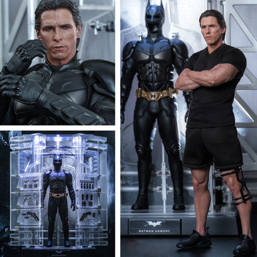 Batman - The Dark Knight Rises: Batman Armory with Bruce Wayne, Typ: 1/6 Figur