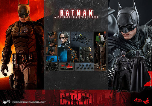 The Batman: Batman, 1/6 Figur ... https://spaceart.de/produkte/bm029-the-batman-figur-hot-toys-robert-pattinson.php