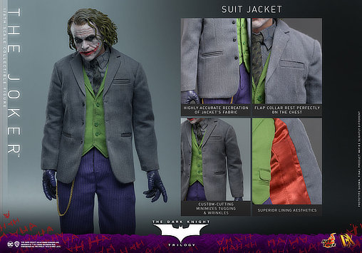 Batman - The Dark Knight Trilogy: The Joker, 1/6 Figur von Hot Toys