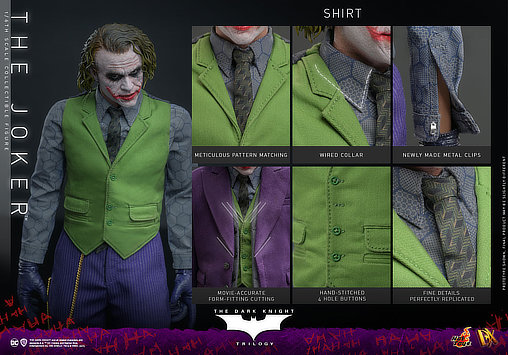 Batman - The Dark Knight Trilogy: The Joker, 1/6 Figur von Hot Toys