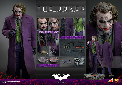 Batman - The Dark Knight Trilogy: The Joker, 1/6 Figur von Hot Toys