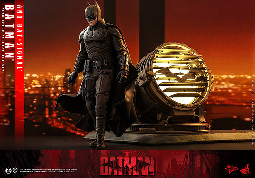 The Batman: Batman - Deluxe und Bat-Signal, 1/6 Figur von Hot Toys